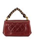 Paris-Cosmopolite Small Flap Bag, &pound;2,500, Handbags, Red, Leather, Back view